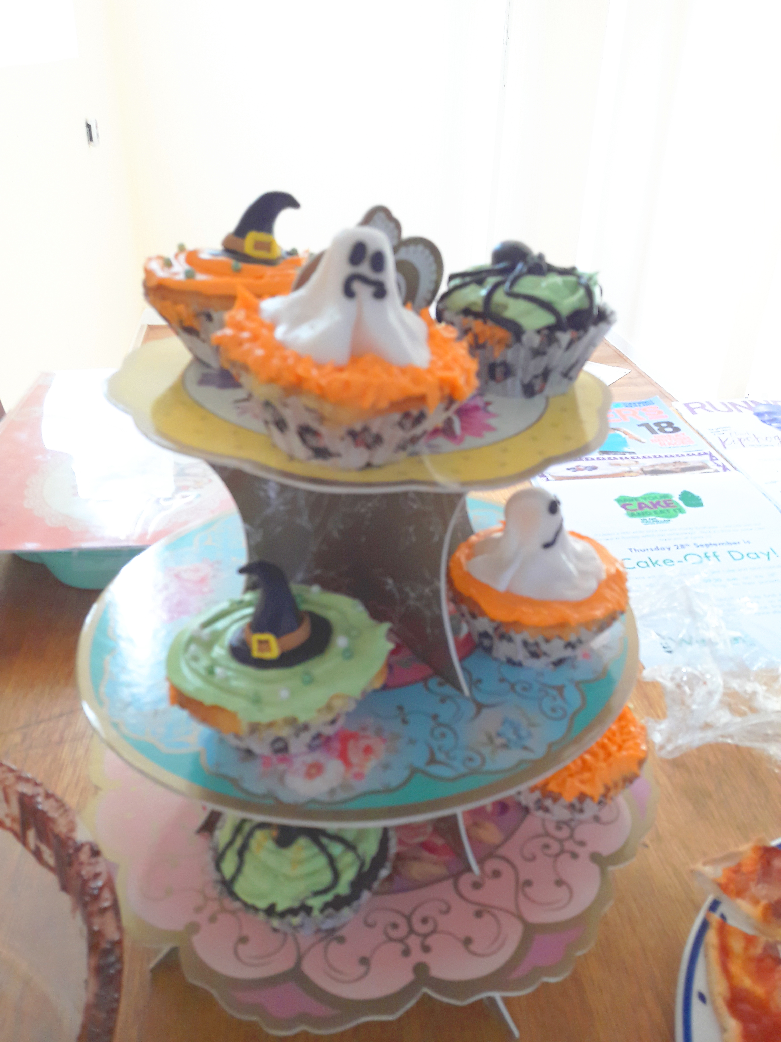 The winning Halloween themed cupcakes.